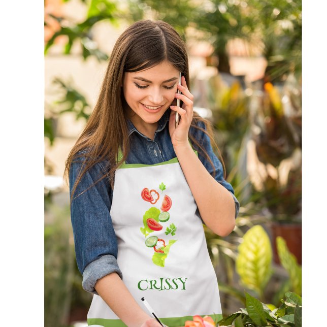 Tablier Espace Jardin Nom Personnalisé (Créateur téléchargé)