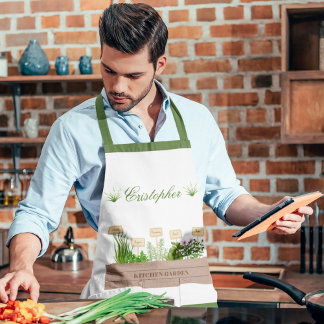 Tablier Espace Jardin Nom Personnalisé