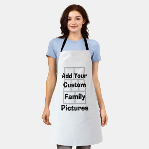 Tablier Espace photo personnalisé - Cadeau de Cuisine pers