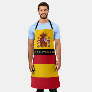Tablier Espagnol Drapeau, España, Espagne Cuisine des chef