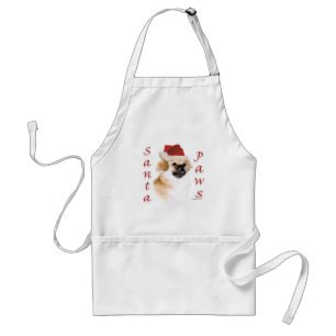 Tablier Espagnol tibétain Père Noël Paws