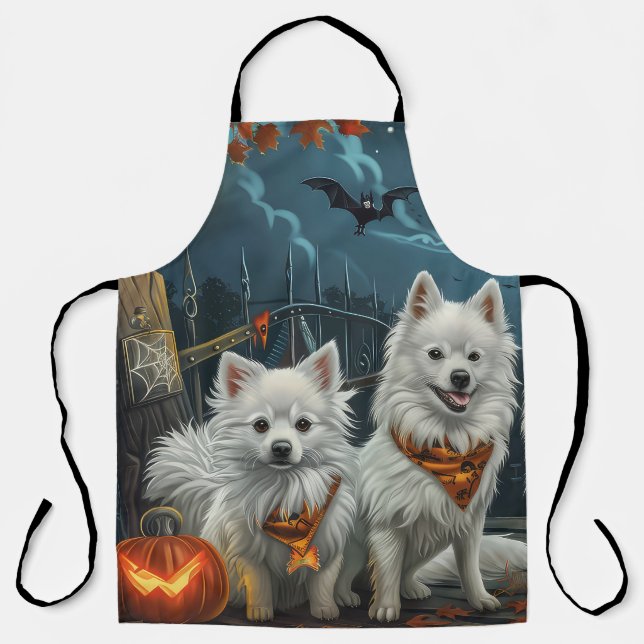 Tablier Esquimau américain Halloween effrayant  (Recto)