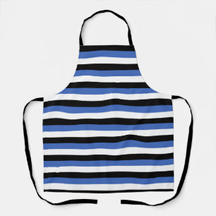 Tablier estonia drapeau rayures symbole pays lignes motifs