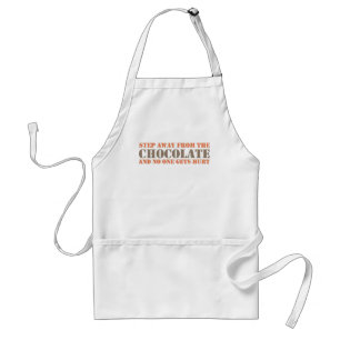 Tablier Étape à partir du chocolat