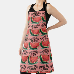 Tablier État d'été de l'art de fruit rétro Melon