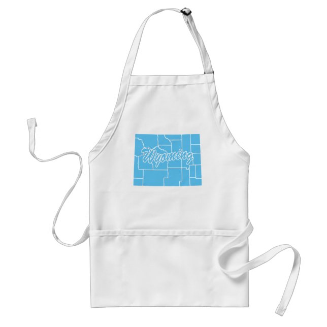 Tablier État Wyoming Adulte Apron (Devant)
