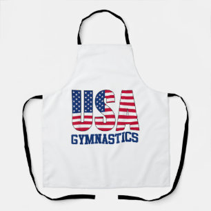 Tablier Etats-Unis avec drapeau américain Gymnastique Spor