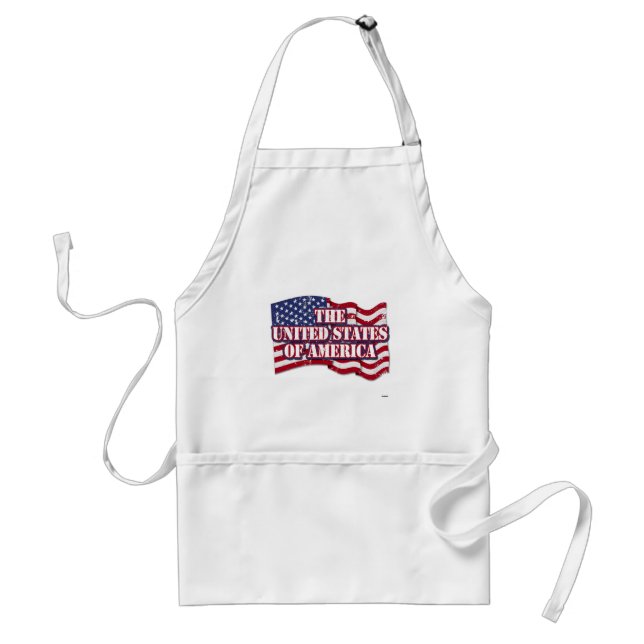 Tablier États-Unis d'Amérique avec drapeau en détresse (Devant)