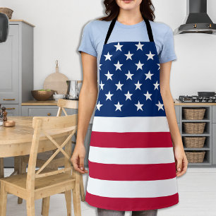 Tablier États-Unis Drapeau américain étoiles bandes Pat