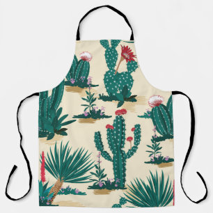 Tablier Été Cactus Blooming Desert Print