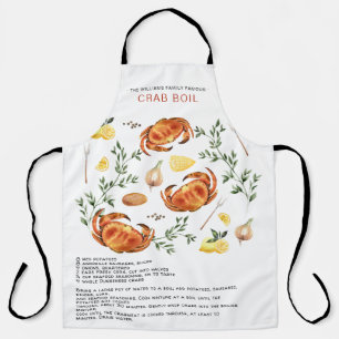 Tablier Été Crabe boule   Recette Heirloom Apron