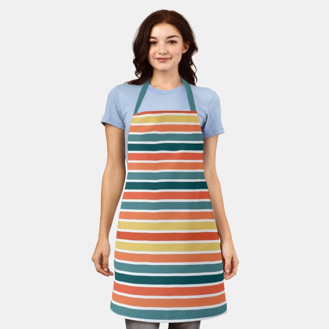 Tablier Été de '77 Stripes (Porté)