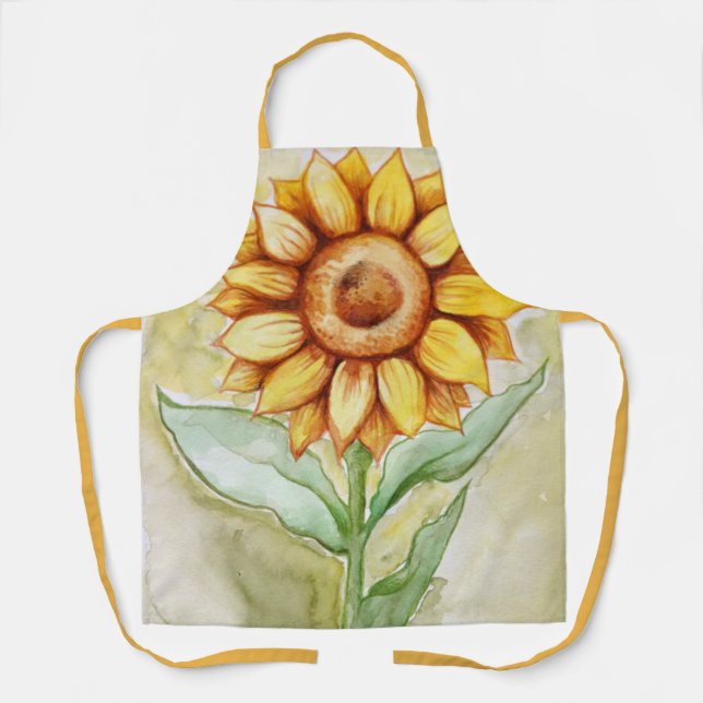 Tablier Été tournesol (Recto)