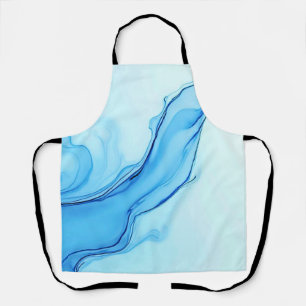 Tablier Éthéal Blue Liquide Art Éperal