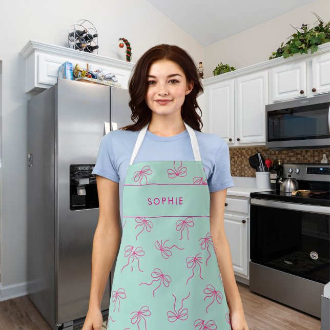 Tablier Ethnic Bows and Coquette Christmas Inspired Trendy (Créateur téléchargé)