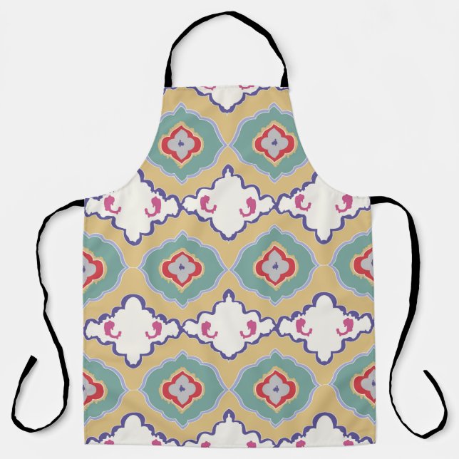 Tablier Ethnic chevron motif arrière - plan traditionnel (Recto)