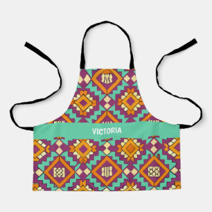 Tablier Ethnic Soul Retro Motif personnalisé