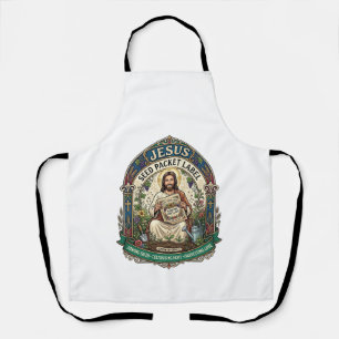 Tablier étiquette de paquet de graines de Jésus étiquette