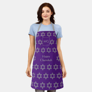 Tablier Étoile de David HEUREUX CHANUKAH Monogramme vi