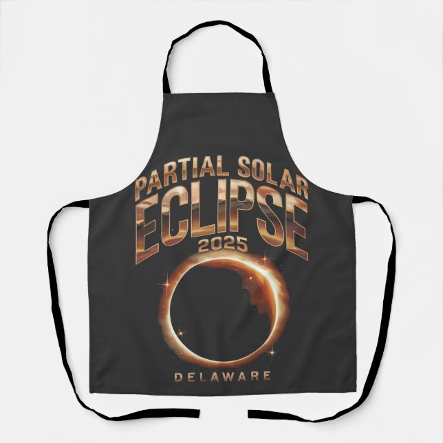 Tablier Événement d'astronomie partielle d'Eclipse solaire (Recto)