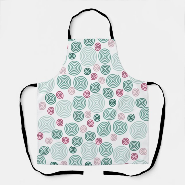 Tablier Evergreen Swirl (Pattern) (Recto)