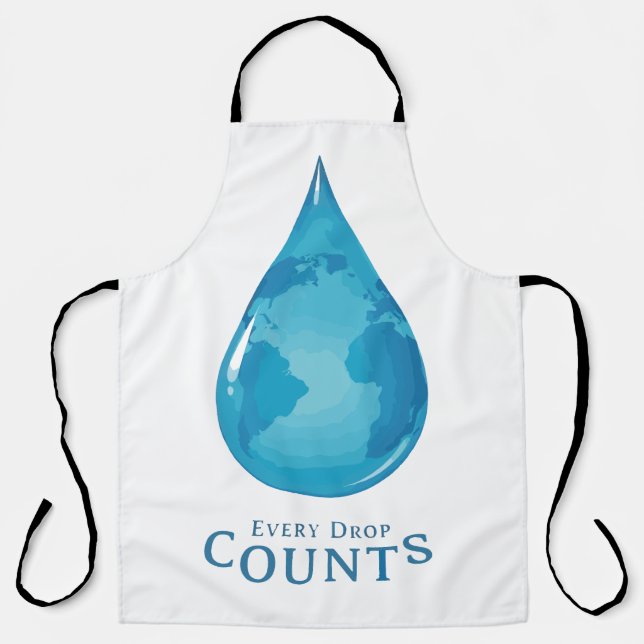 Tablier Every Drop Counts Apron (Recto)