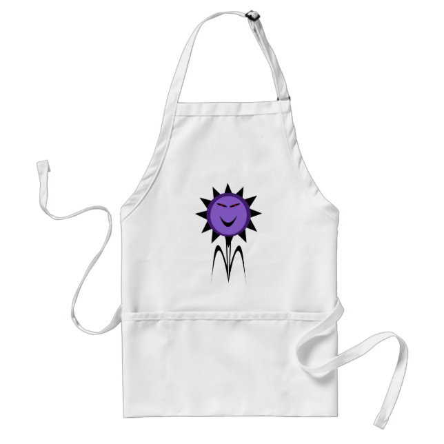 Tablier Evil Fleur Kawaii Goth Halloween Cuisine Apron (Devant)