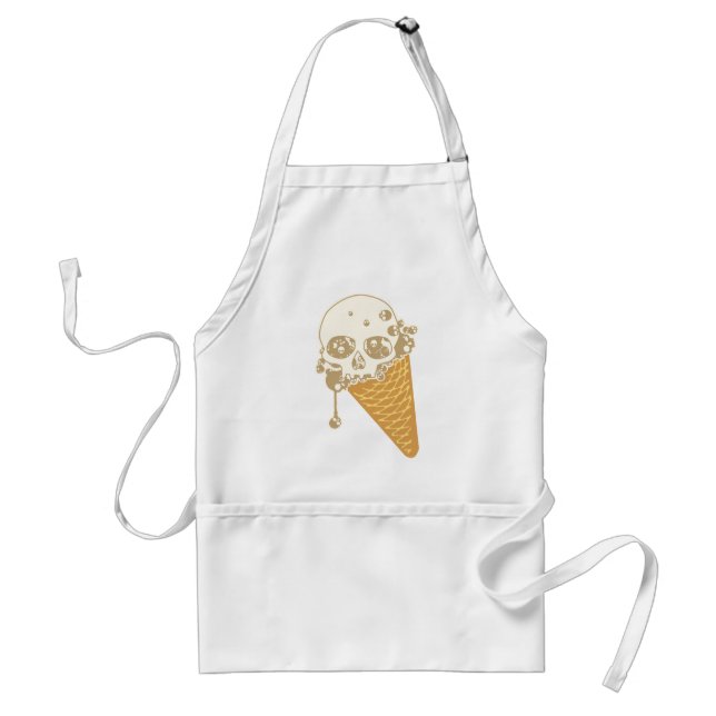 Tablier Evil Ice Cream Cone Adulte Apron (Devant)