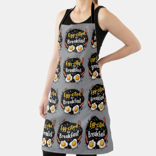 Tablier Excitant pour le petit-déjeuner Design de jeu de m