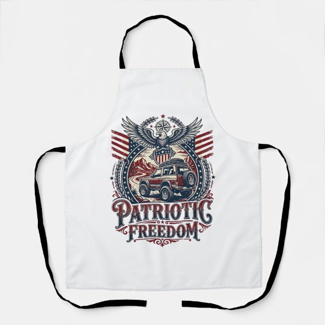 Tablier Explorateur de la route du désert patriotique (Recto)