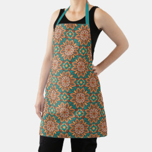 Tablier Explorer les motifs floraux vibrants dans un motif