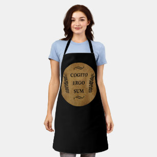 Tablier expression latine Cogito Ergo Sum