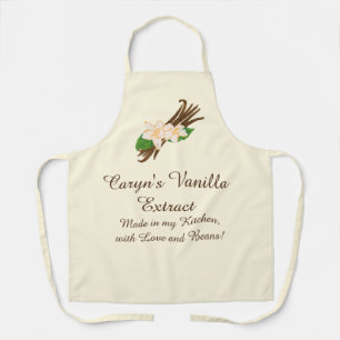 Tablier Extrait de vanille personnalisable