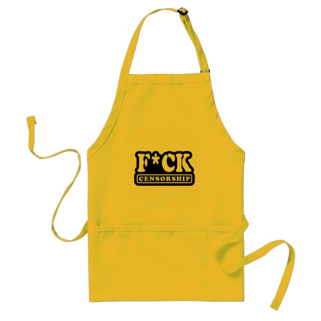 TABLIER F*CK CENSORSHIP (Devant)