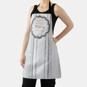Tablier Fabricant de gâteaux de boulangerie occasion gris 