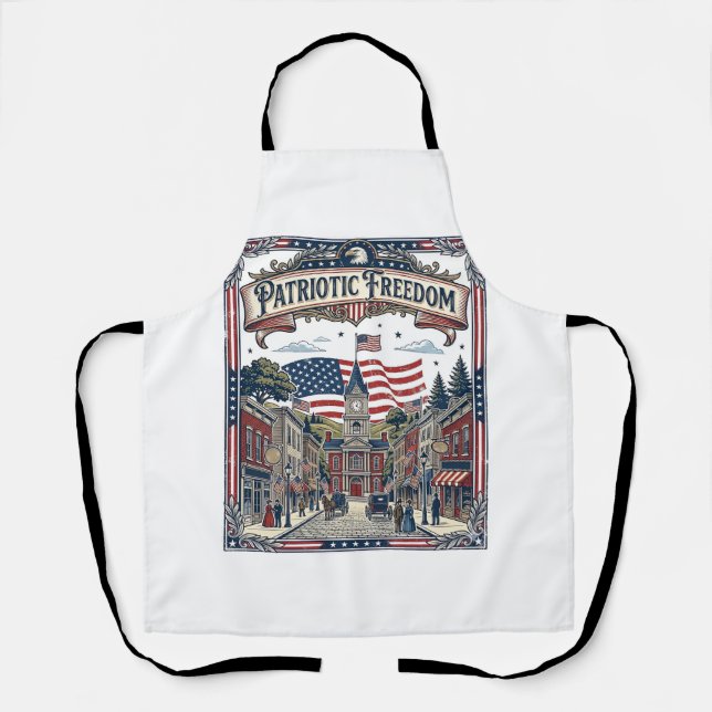 Tablier Fabricant de Savon Patriotique (Recto)