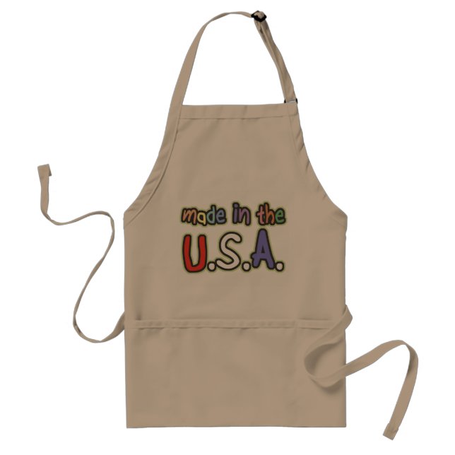 Tablier Fabriqué aux États-Unis (Devant)