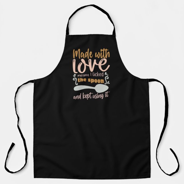 Tablier Fabriqué avec amour (Recto)