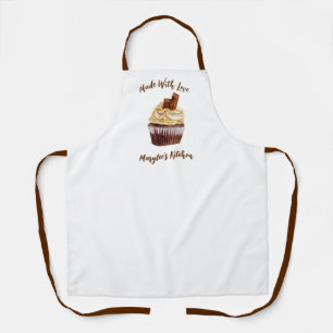 Tablier Fabriqué Avec Amour Cupcake Bakery Chef Apron