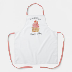 Tablier Fabriqué Avec Amour Cupcake Bakery Chef Apron