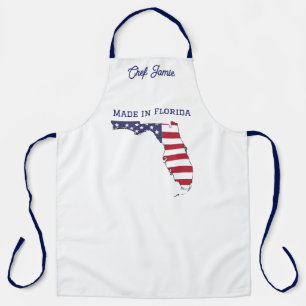Tablier « Fabriqué en Floride », carte de l'État avec supe