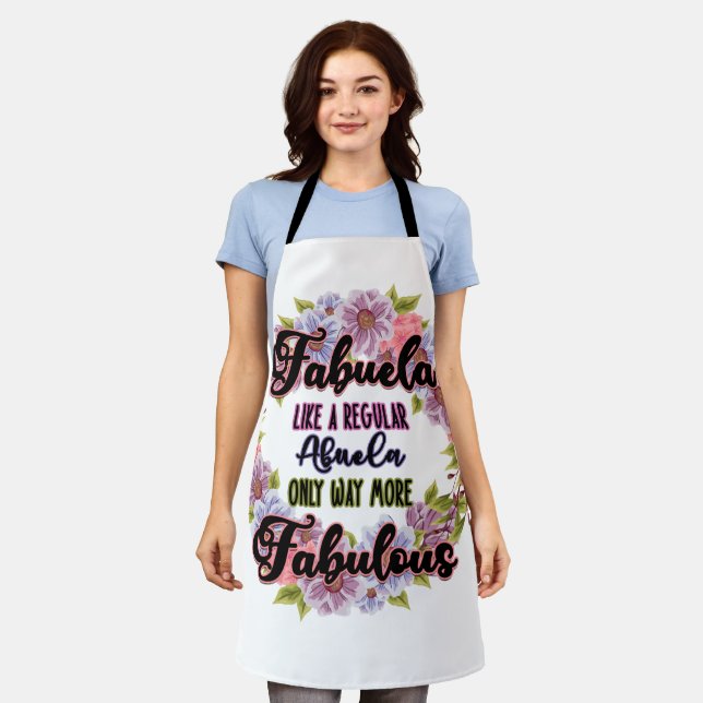 Tablier Fabuela Comme Une Abuela Régulière Seulement Beauc (Porté)