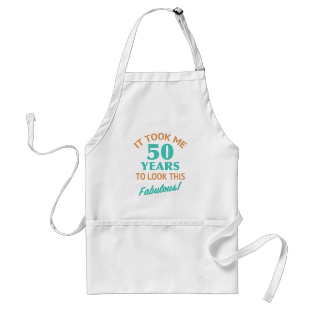 Tablier Fabuleux 50e anniversaire (Devant)