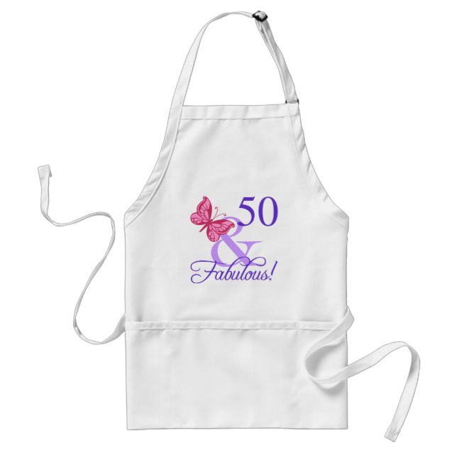 Tablier Fabuleux 50e anniversaire pour les femmes (Devant)