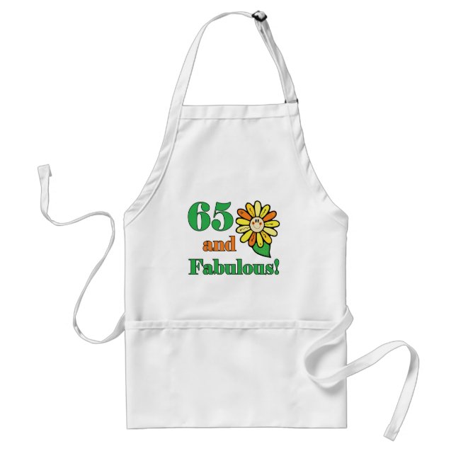Tablier Fabuleux Cadeaux de 65e anniversaire (Devant)