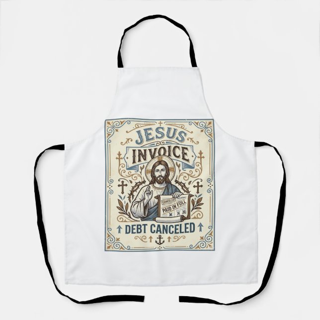 Tablier Facture Jésus Dette Annulée Facture Jésus Dette Pe (Recto)