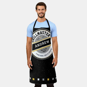 Tablier Fahday Papa Grill maître Apron sur Noir