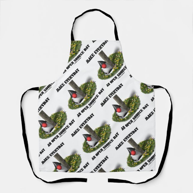 Tablier Faire du quotidien une journée Open Source Java Du (Recto)