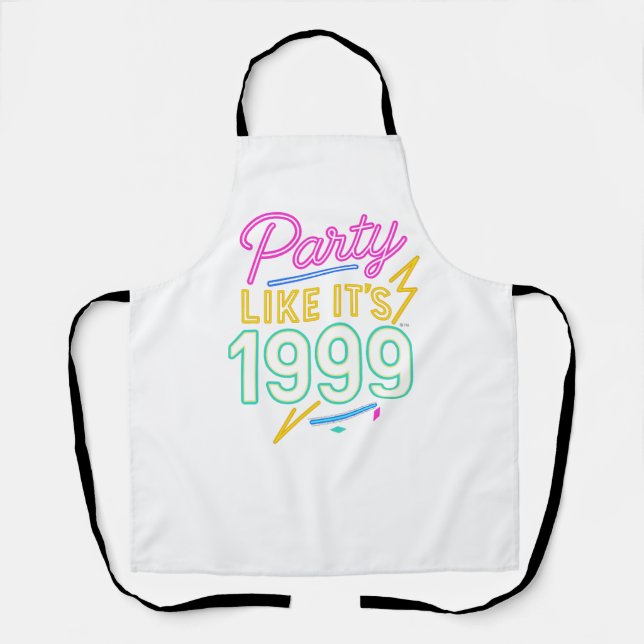 Tablier Faire la fête comme si c'était 1999®™ – Tension né (Recto)