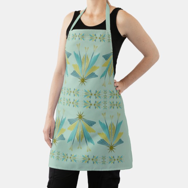Tablier Fairy Stars Pistachio Moyen Apron (Insitu)